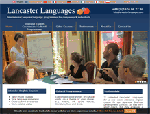 Tablet Screenshot of lancasterlanguages.com